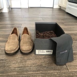 Men’s suede loafers